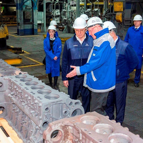 Руководитель «КАМАЗа» посетил литейный завод