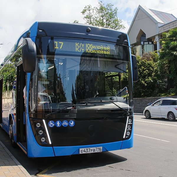 Электробус КАМАЗ тестируется в Сочи