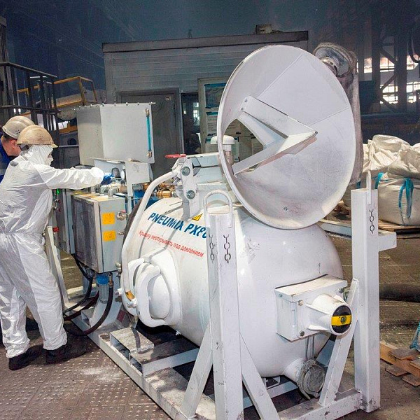 На литейном заводе запустили установку PNEUMIX PX800