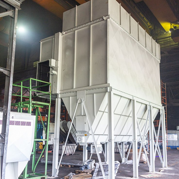 Новая установка для очистки воздуха на литейном заводе 