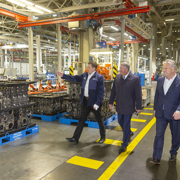 Делегация Заинского района на «КАМАЗе»