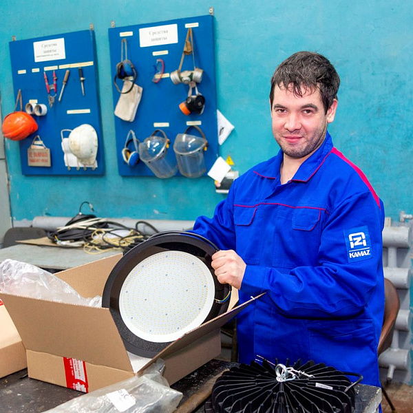 Новый свет на автомобильном заводе «КАМАЗа»