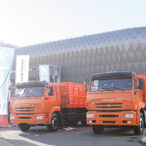 Автотехника КАМАЗ на выставке «KazAgro-2022»