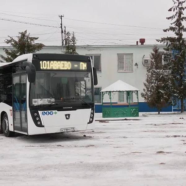 Тестирование автобуса НЕФАЗ в Костроме