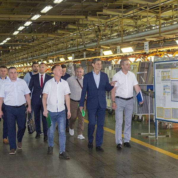 Делегация белорусских машиностроителей на «КАМАЗе»