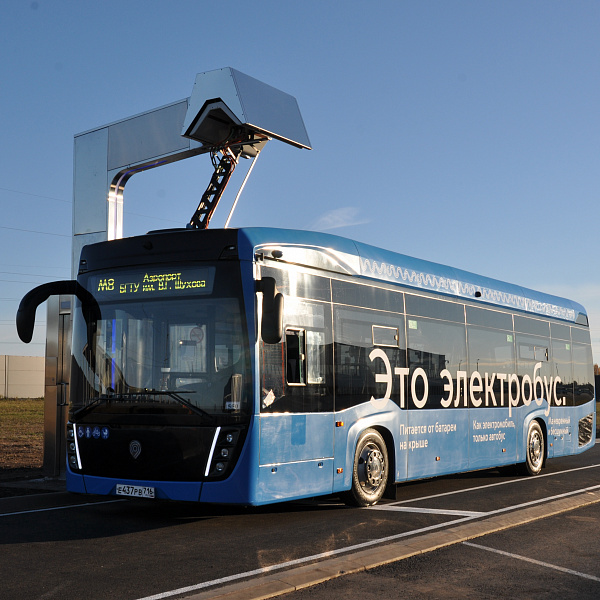 В Белгороде запустили первый электробус КАМАЗ
