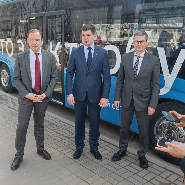 «КАМАЗ» передал электробус для тестовой эксплуатации в Липецкой области