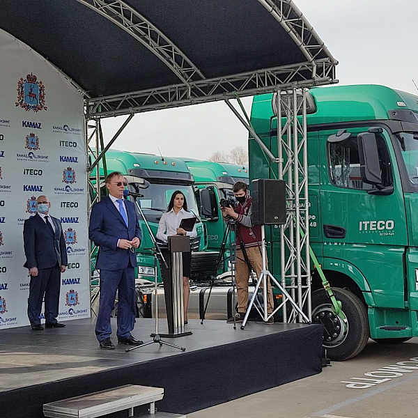 Крупная партия автомобилей КАМАЗ-54901 для «ИТЕКО»