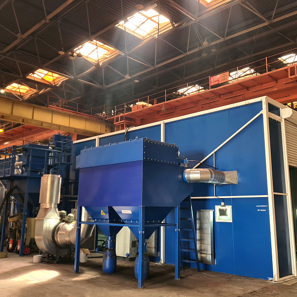 Новая окрасочная и дробеструйная камеры на «ТЗА»