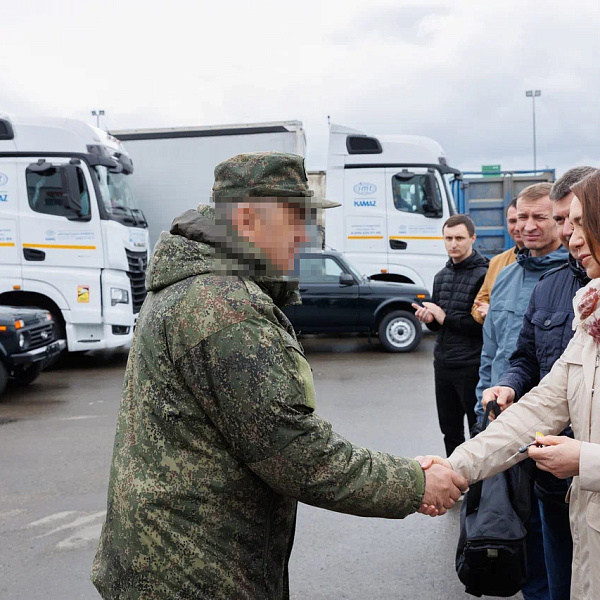 Гуманитарная помощь от «КАМАЗа» мобилизованным